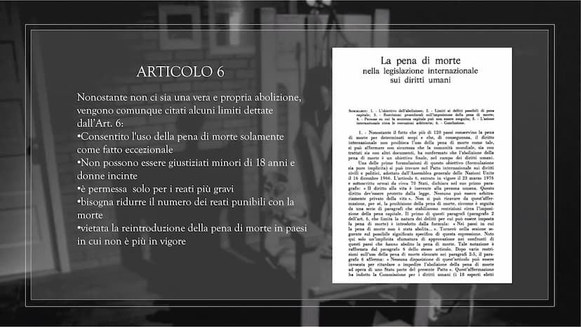 LA PENA DI MORTE
"Chi è mai colui che abbia voluto lasciare ad altri uomini l'arbitrio di ucciderlo? Come mai nel minimo
sacrificio della li