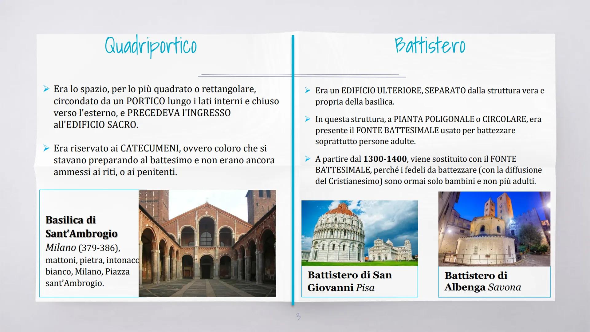 La Basilica
Paleocristiana 313 a.C. = Editto di Milano con il quale Costantino concede la
libertà di culto ai cristiani
Origini
380 a.C. = E