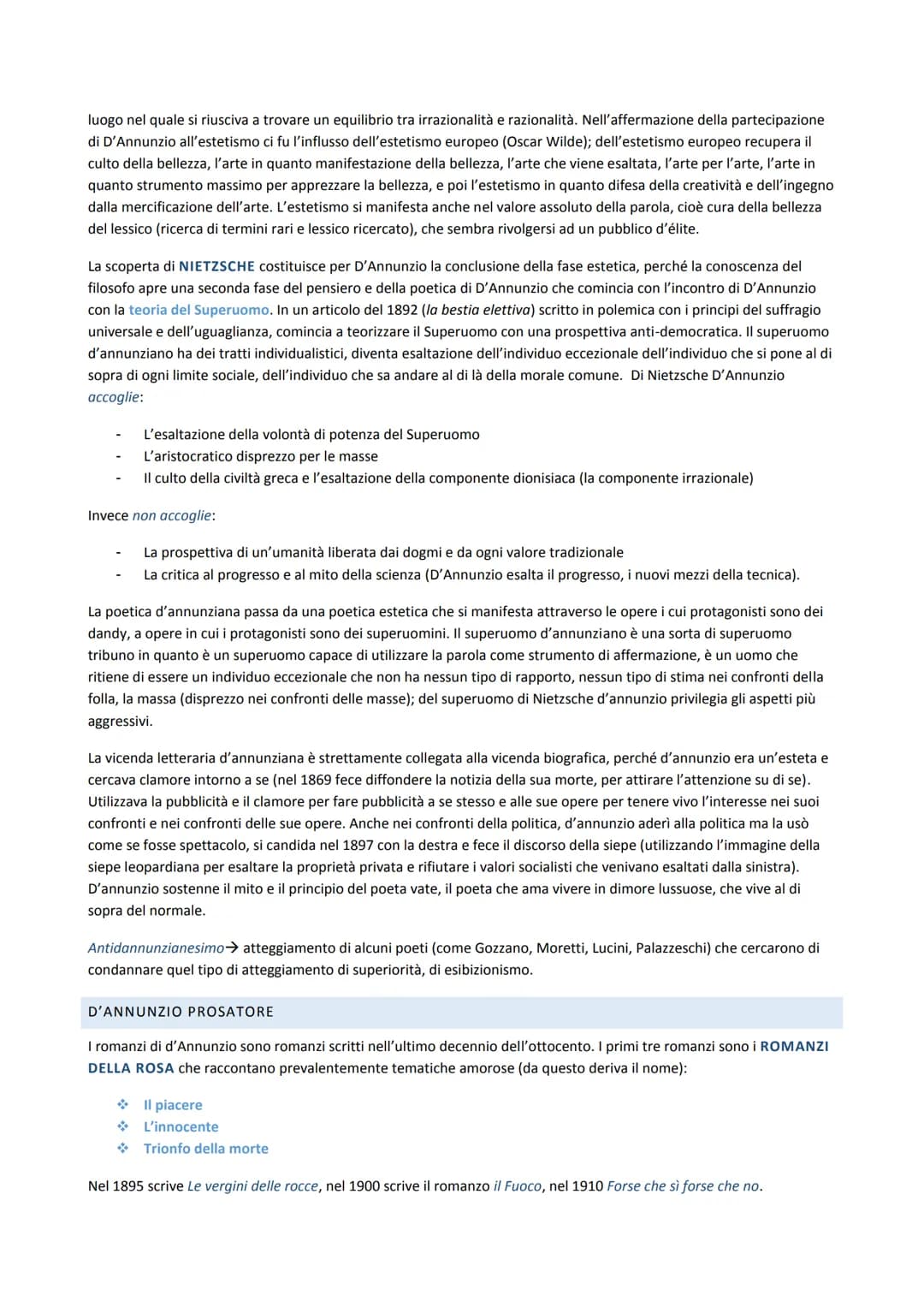 DECADENTISMO
Nella seconda metà dell'800, contemporaneamente all'affermazione del naturalismo, in Francia si assiste alla nascita
di un movi