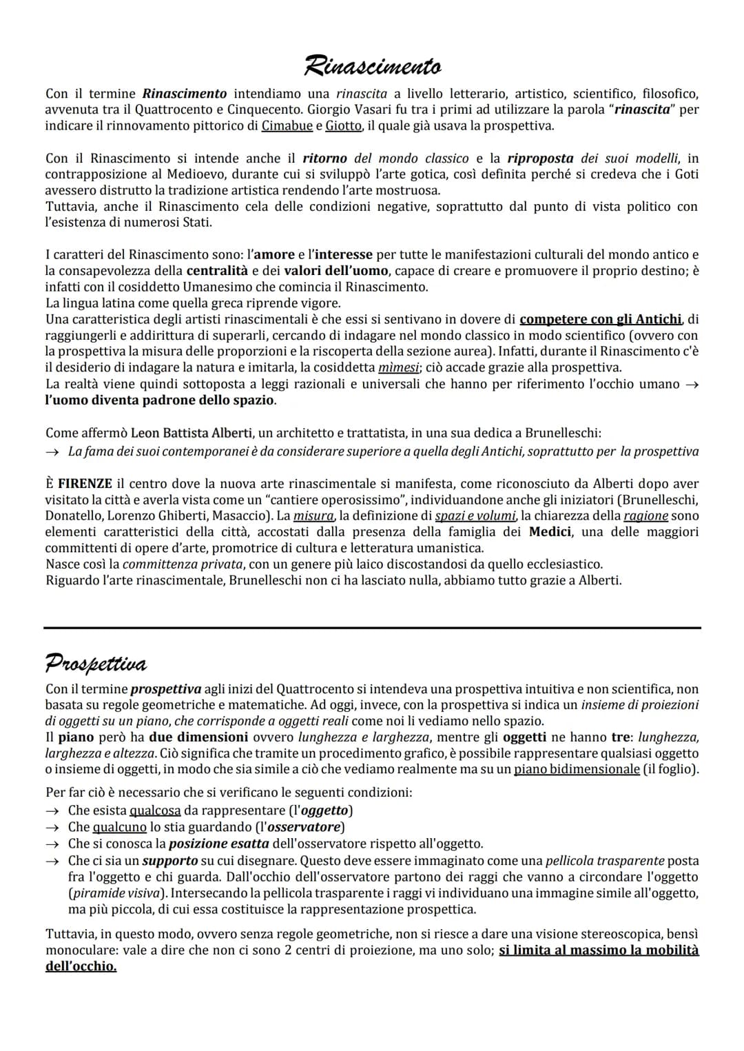 Rinascimento
Con il termine Rinascimento intendiamo una rinascita a livello letterario, artistico, scientifico, filosofico,
avvenuta tra il 