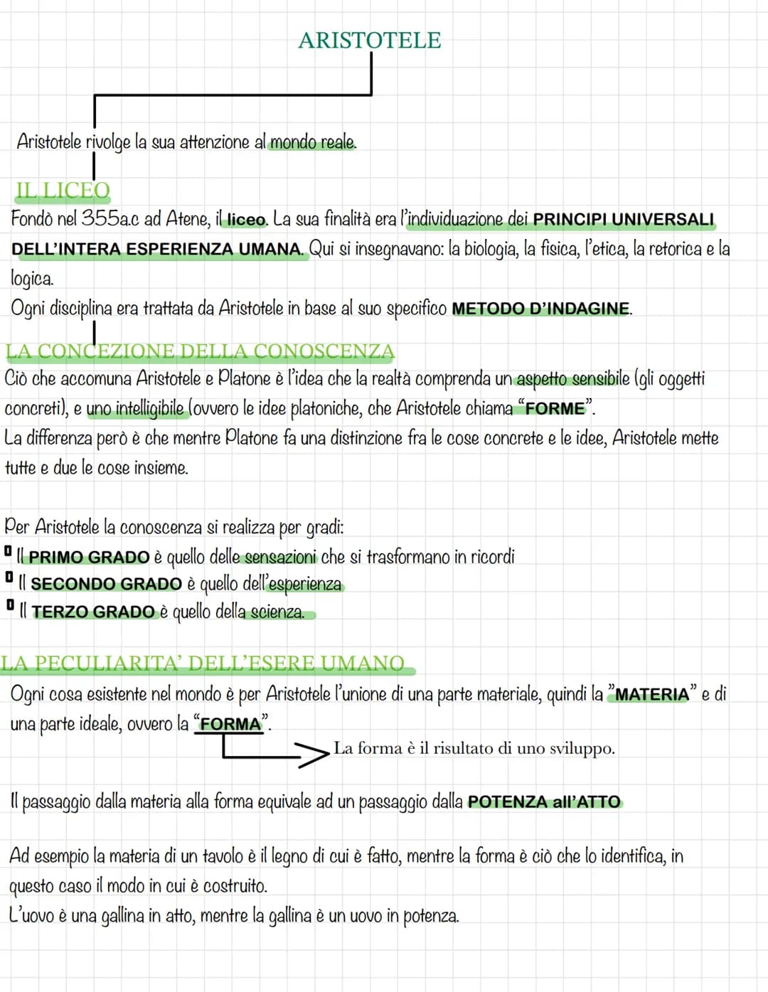 Il suo pensiero ha come
obiettivo la rinascita dello
stato.
PLATONE
TEORIA DELLE IDEE
Le cose di cui facciamo esperienza attraverso i sensi,