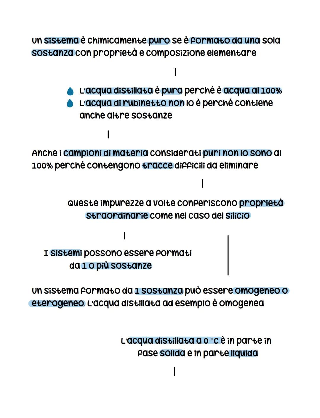stati
fisici
La materia si presenta in forme diverse La chimica studia
le proprietà della materia e i suoi cambiamenti
I
La materia ha propr