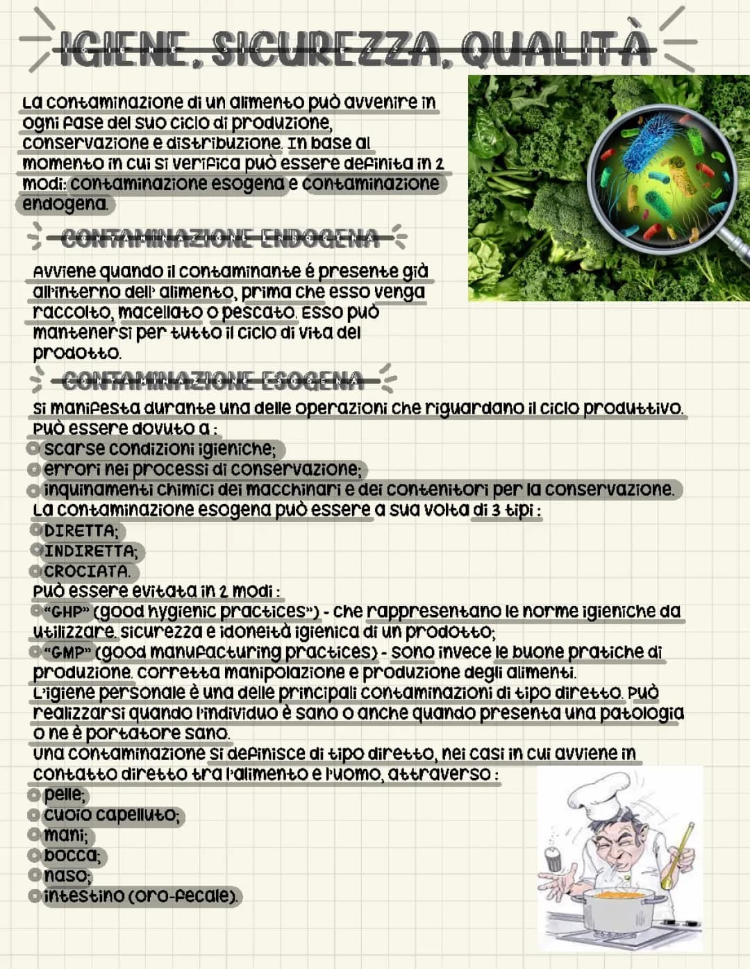 IGIENE, SICUREZZA E QUALITÀ🧑🏻‍🍳🥗