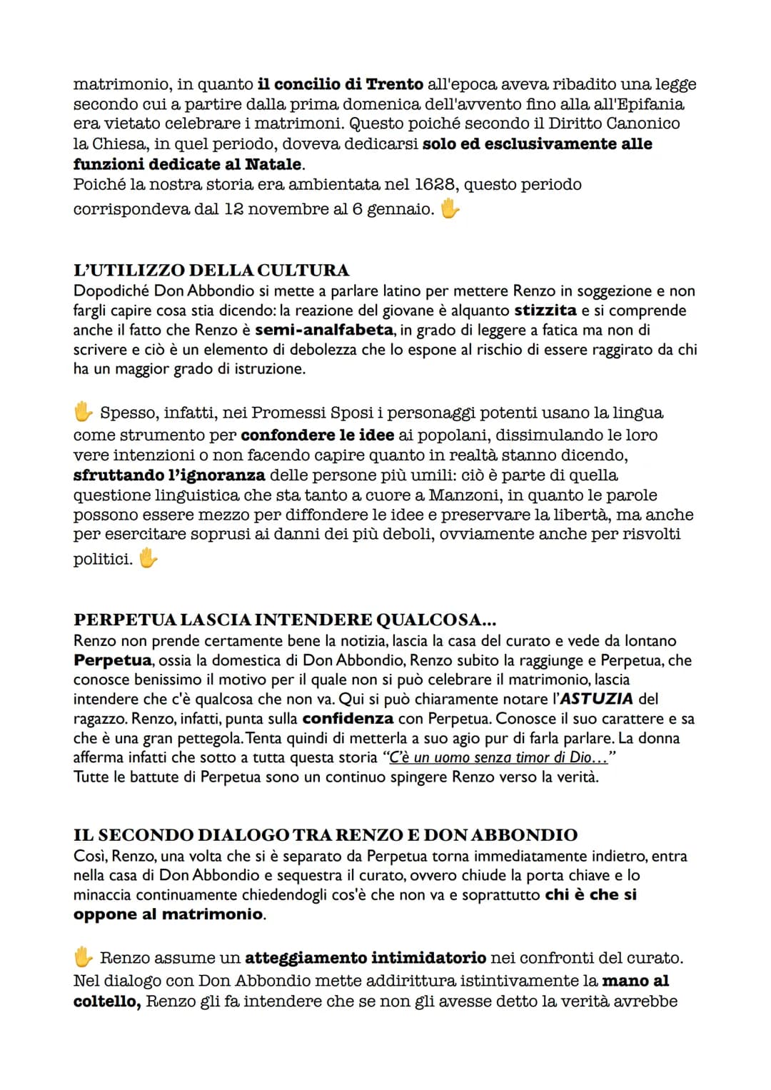 H. Secondo capitolo dei Promessi Spesi
Il capitolo si apre con una similitudine, Manzoni paragona,
infatti, la notte angosciata di Don Abbon