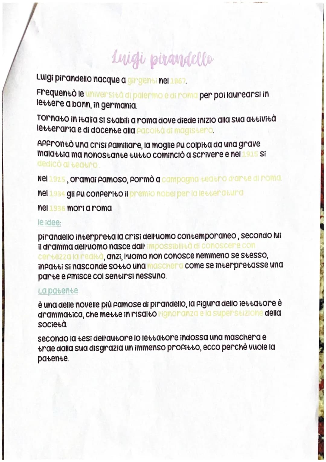 Giovanni Pascoli
Pascoli nacque a san mauro di romagna nel 1855.
L'Uccisione del padre, avvenuta il 10 agosto (di cui scrive
anche una poesi