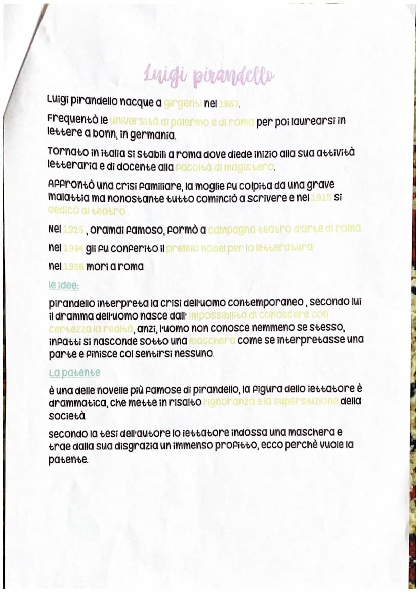 Giovanni Pascoli
Pascoli nacque a san mauro di romagna nel 1855.
L'Uccisione del padre, avvenuta il 10 agosto (di cui scrive
anche una poesi