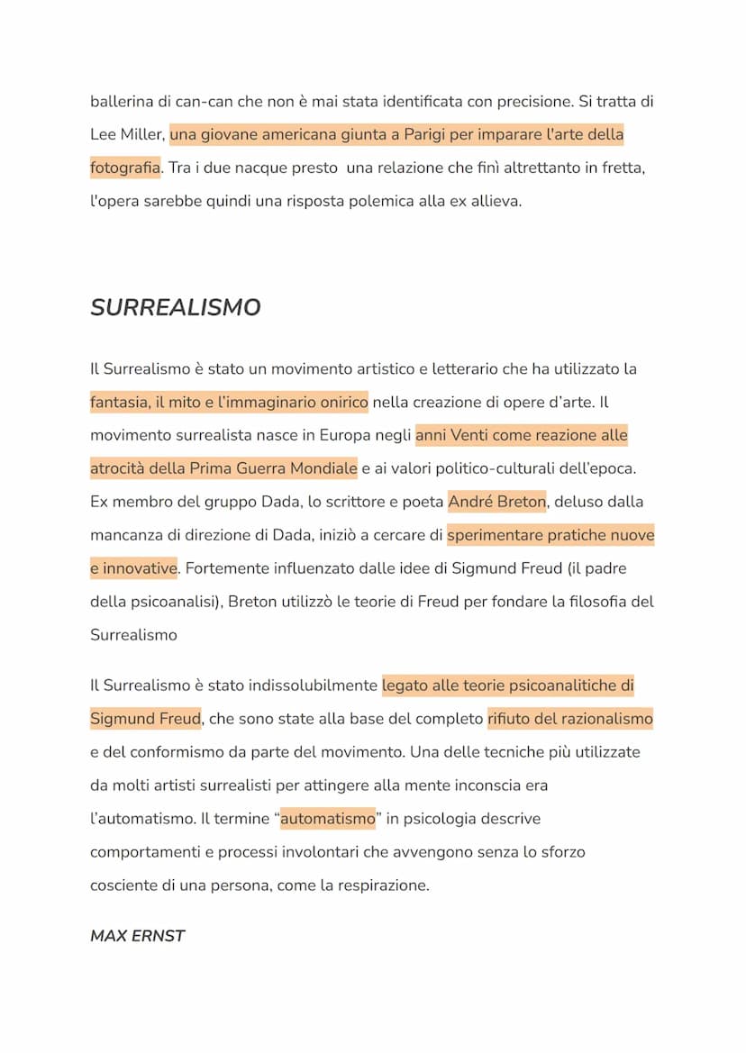 DADAISMO
CONTESTO STORICO
Il movimento del Dadaismo nasce negli anni della guerra, contro la guerra e
contro tutta la cultura che lo precede