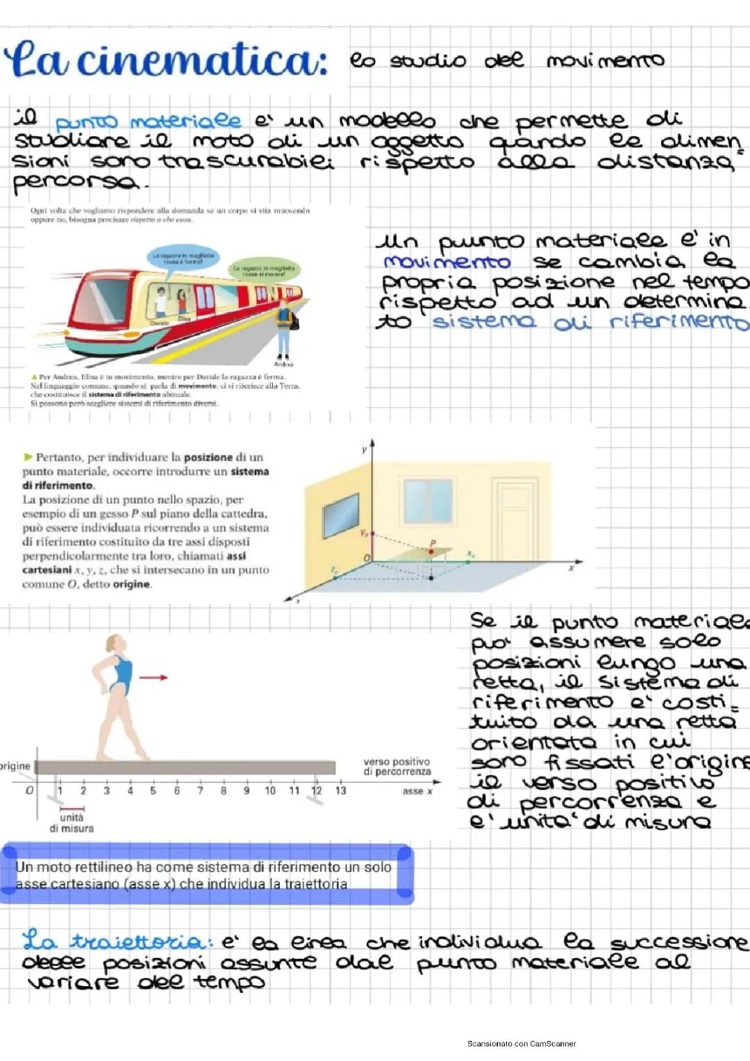 Formule e legge oraria del moto rettilineo uniforme e uniformemente accelerato