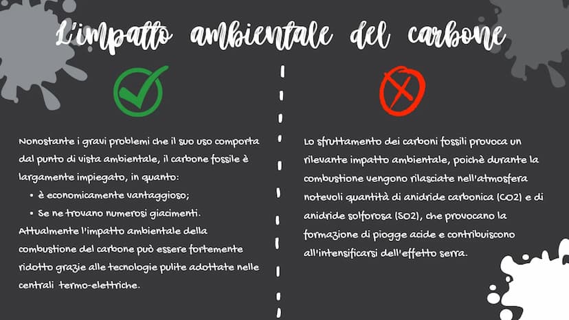 /1
Il carbone
Di Larissa Mitca classe 3ºB
о Cos'è il carbone?
Il carboni fossili sono vere e proprie rocce sedimentarie e organiche, costitu