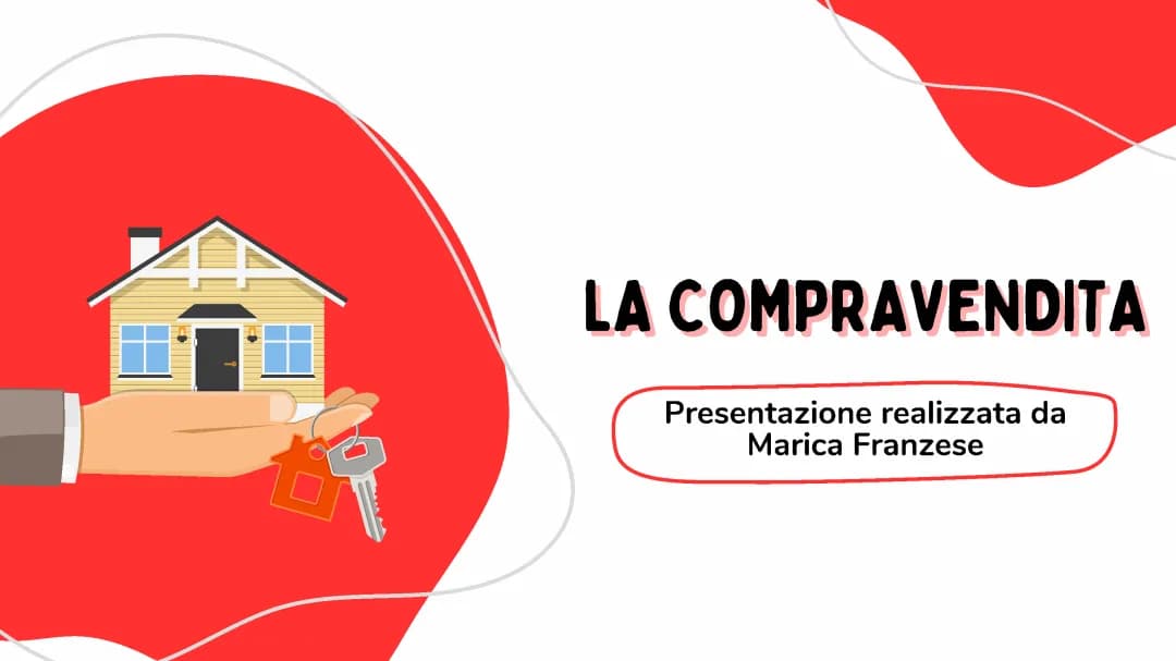 La compravendita 