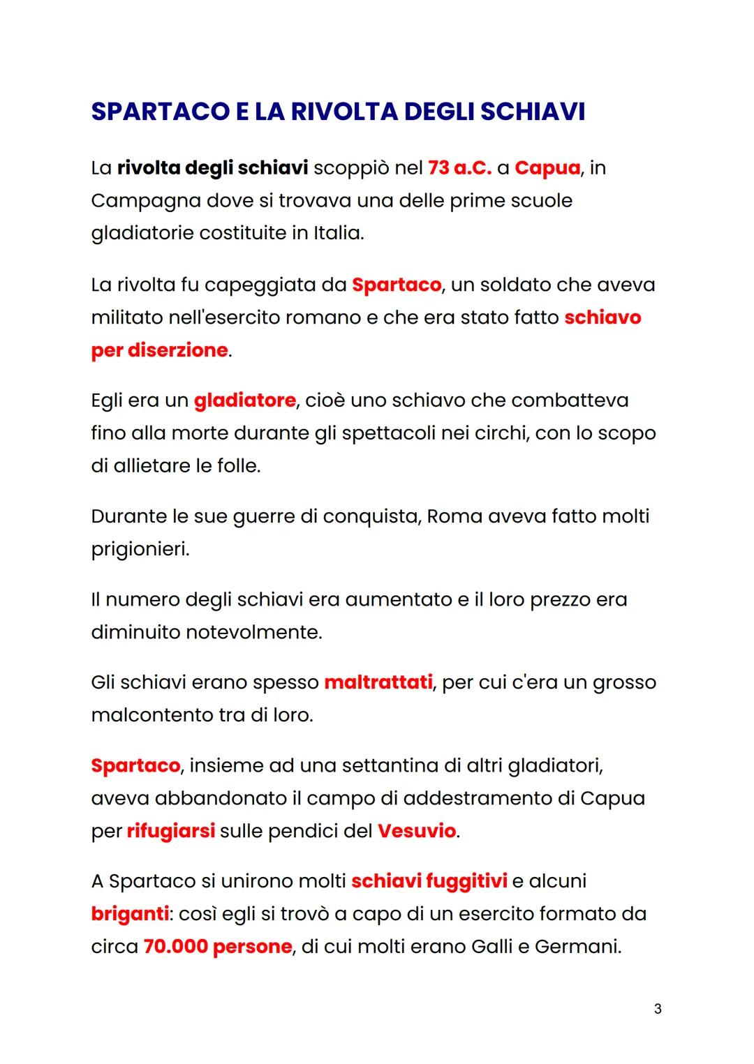 L'ASCESA DI POMPEO
Dopo la morte di Silla, Roma tornò una Repubblica.
Tuttavia, continuarono le lotte per il potere tra:
• la nobiltà, che d