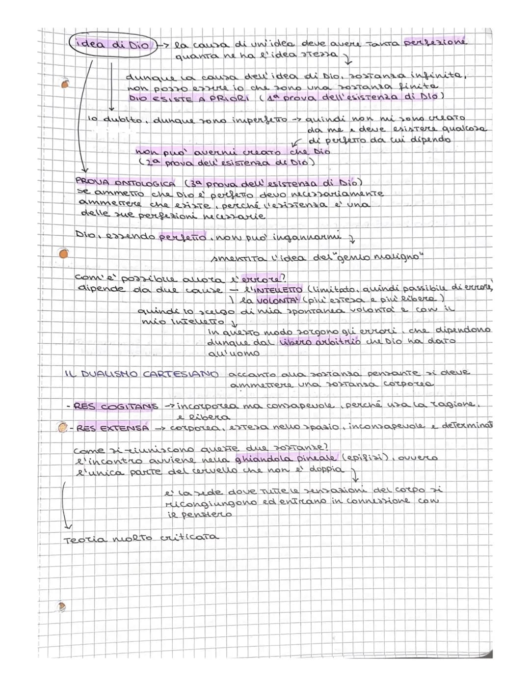 O
Cartesio
rappresenta un ponte tra il Rinascimento e l'Età moderna
padre del razionalismo d
Tragione = principale organo di verita
educato 