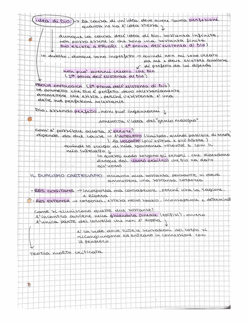 O
Cartesio
rappresenta un ponte tra il Rinascimento e l'Età moderna
padre del razionalismo d
Tragione = principale organo di verita
educato 