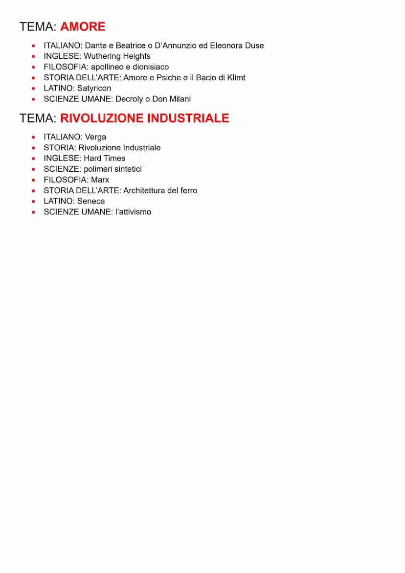 TEMA: NATURA
●
ITALIANO: Giacomo Leopardi
● STORIA: Rivoluzione industriale
● INGLESE: The Romantic Age
SCIENZE: La fotosintesi clorofillian