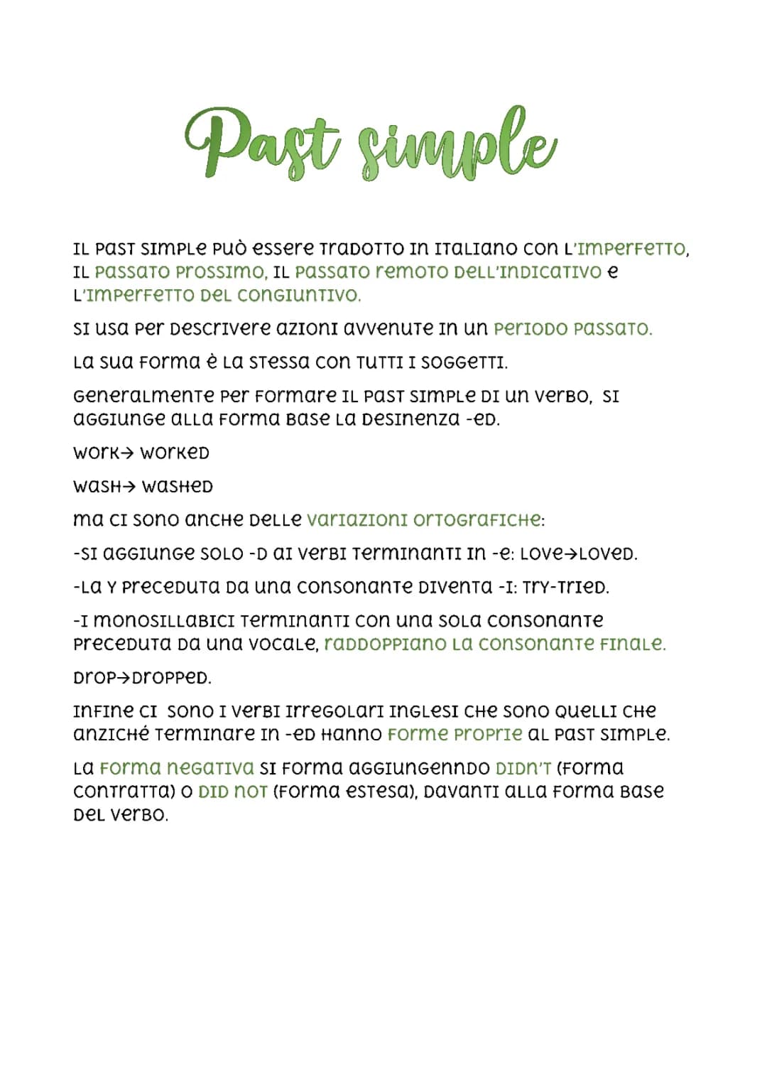 Scopri il Past Simple, Past Continuous e Present Simple!