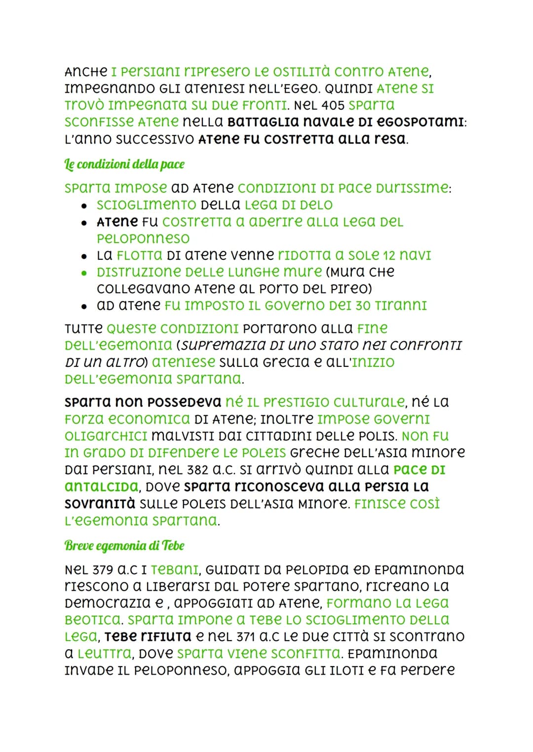 Guerra del Peloponneso
la politica imperialistica di Atene
Pericle aveva reso ATene un PUNTO DI RIFERIMENTO
CULTURALE Per L'Intera Grecia. E