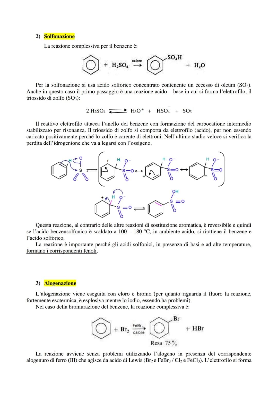 Il benzene, C6H6, è il capostipite di una ampia classe di idrocarburi, eccezionalmente stabili, detti
"aromatici". Il nome è dovuto al carat