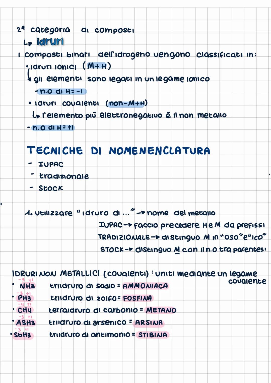 Classificazione e nomenclatura
ique
cattare
Oggi la nomenclatura è regolamentata dalla IUPAC
(si riunisce periodicamente per aggiornare
la s