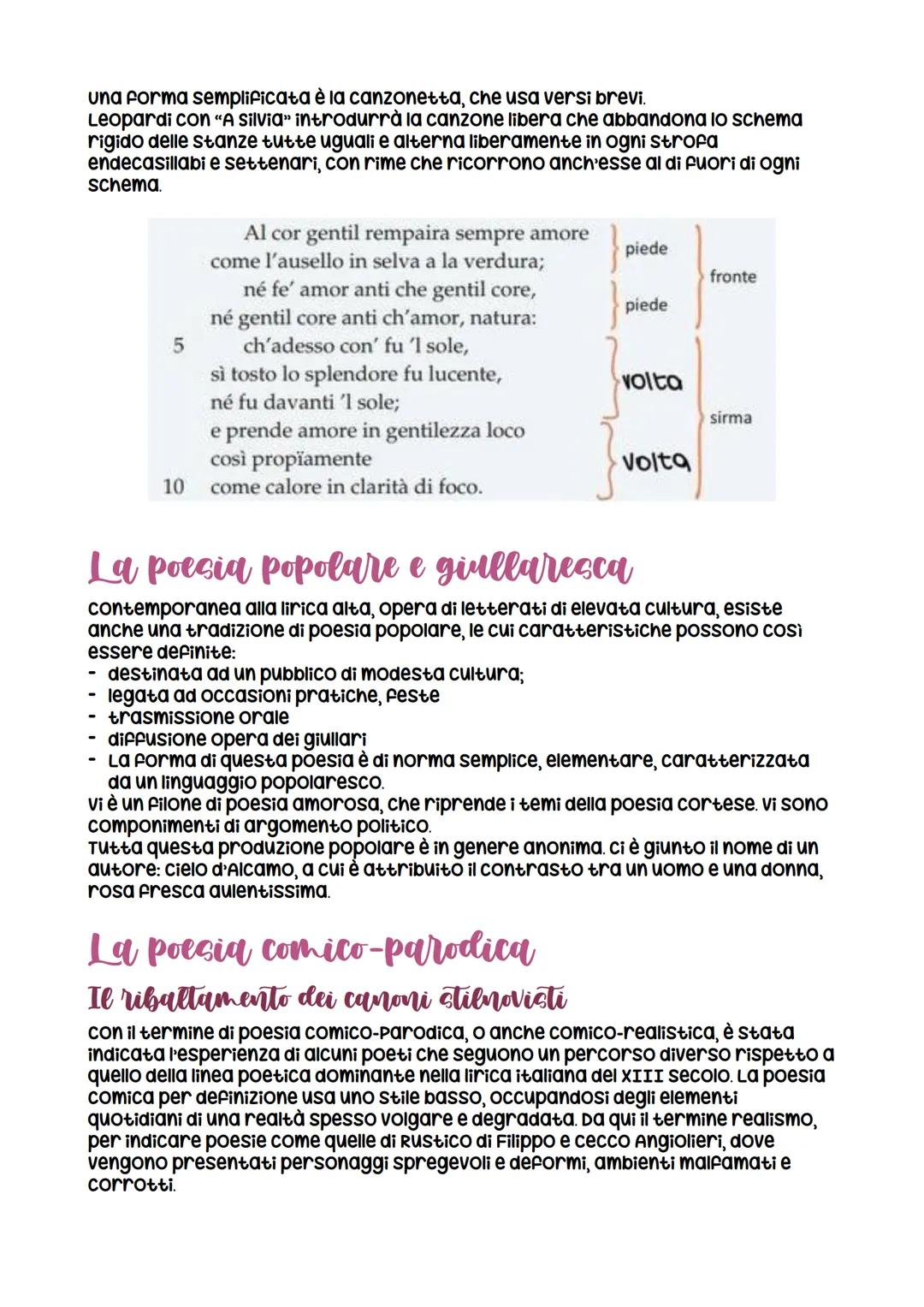 La poesia dell'età comunale
I rimatori toscani di transizione
Il modello della poesia siciliana acquistò grande prestigio e trovò diffusione