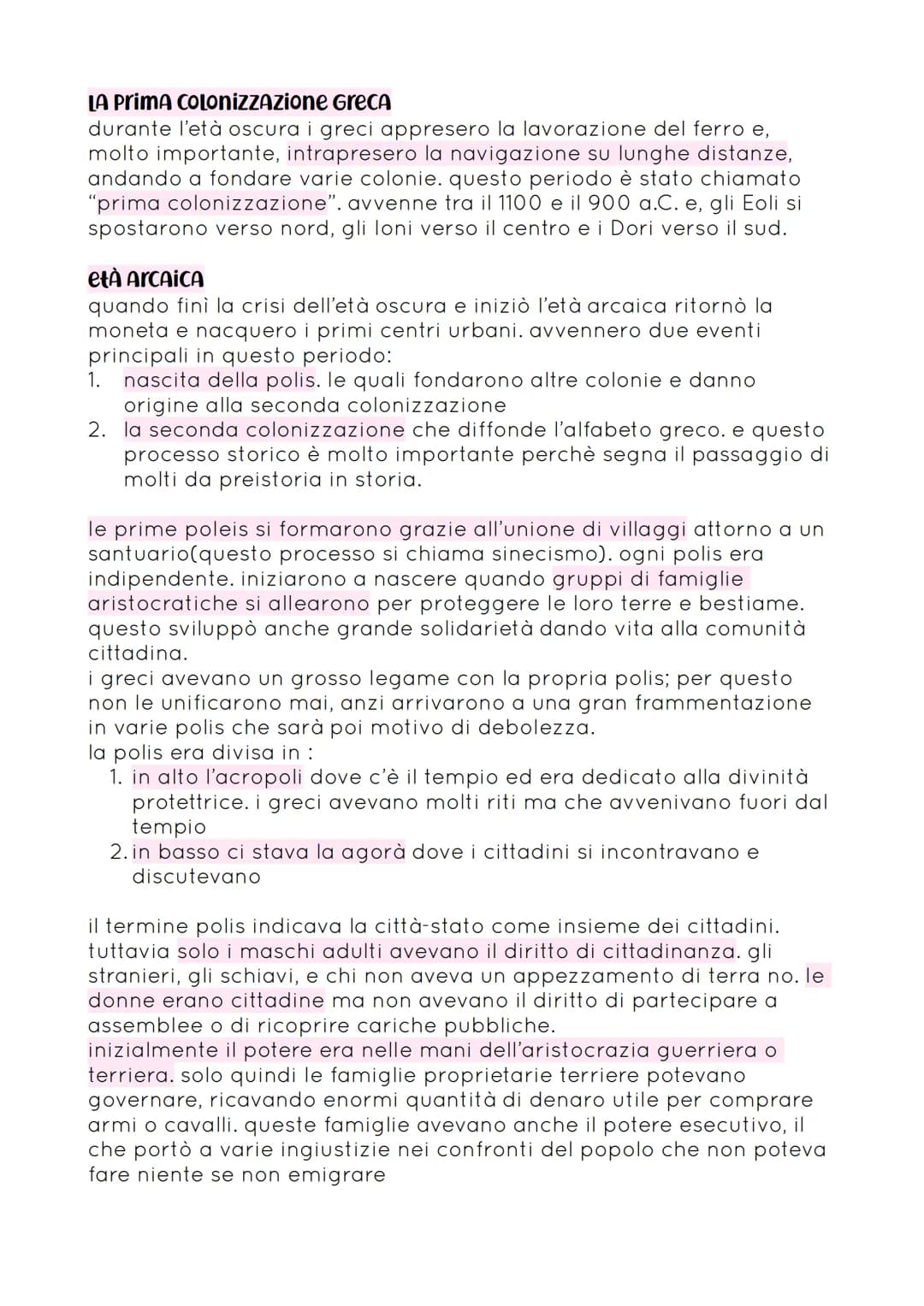 LA CIVILTÀ GRECA
quando parliamo ci civiltà greca intendiamo l'asia minore, la penisola
greca, e l'Italia meridionale ovvero la magna Grecia