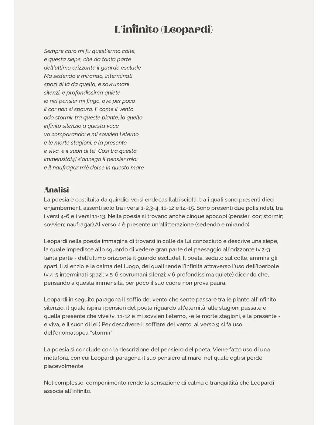 L'infinito (Leopardi)_ Analisi