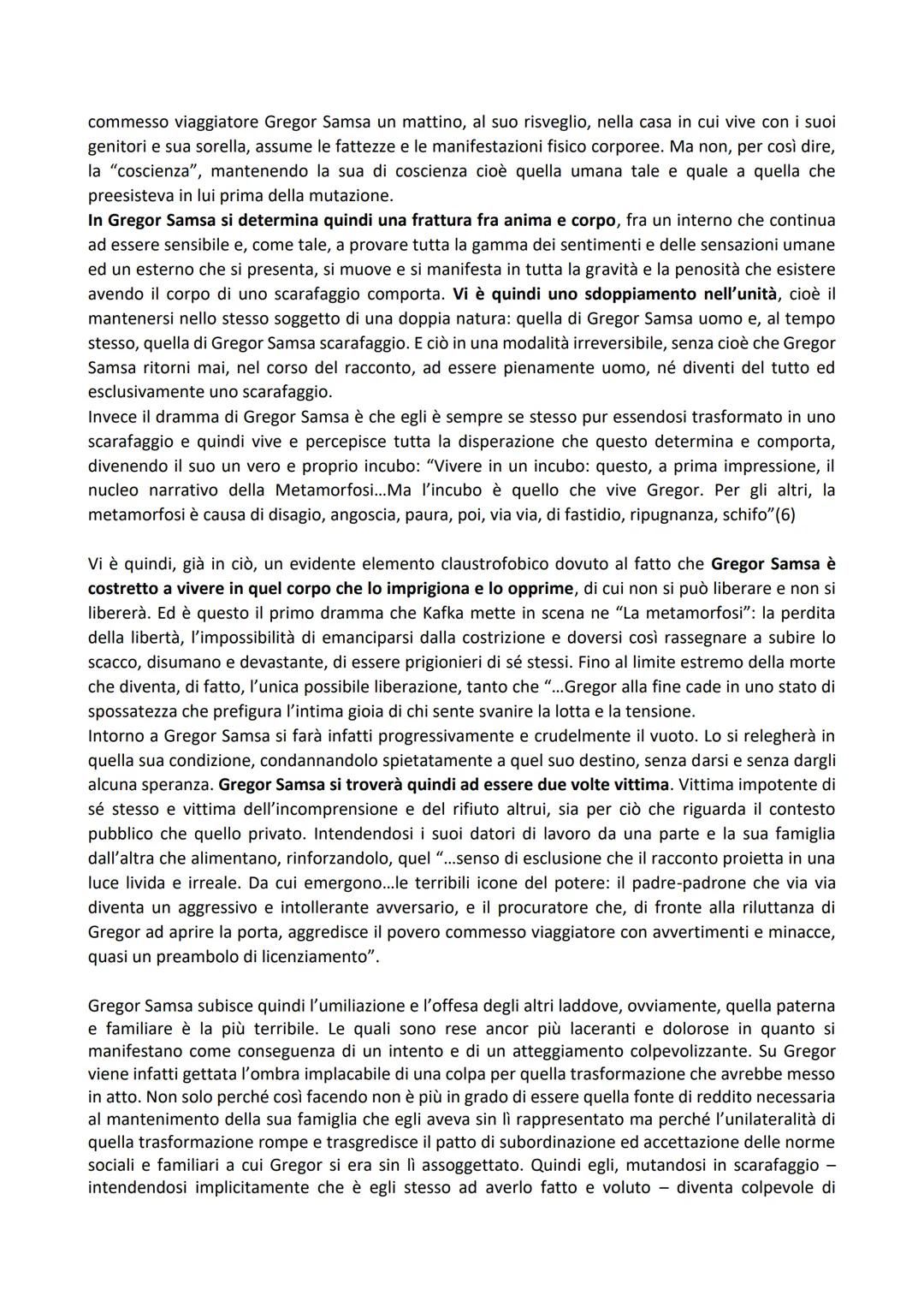 LA METAMORFOSI- KAFKA
La metamorfosi è il racconto più noto dello scrittore boemo Franz Kafka. L'opera fu pubblicata per
la prima volta nel 