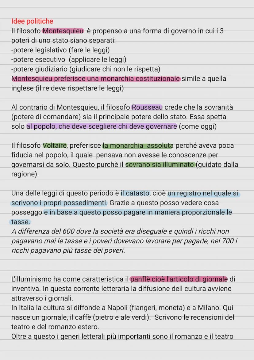 S'illuminismo?
Corrente cuoturale
Il significato
Illuminismo deriva da Lumiere (luce)
Il pensiero
L'uomo deve usare la ragione(capacità di p