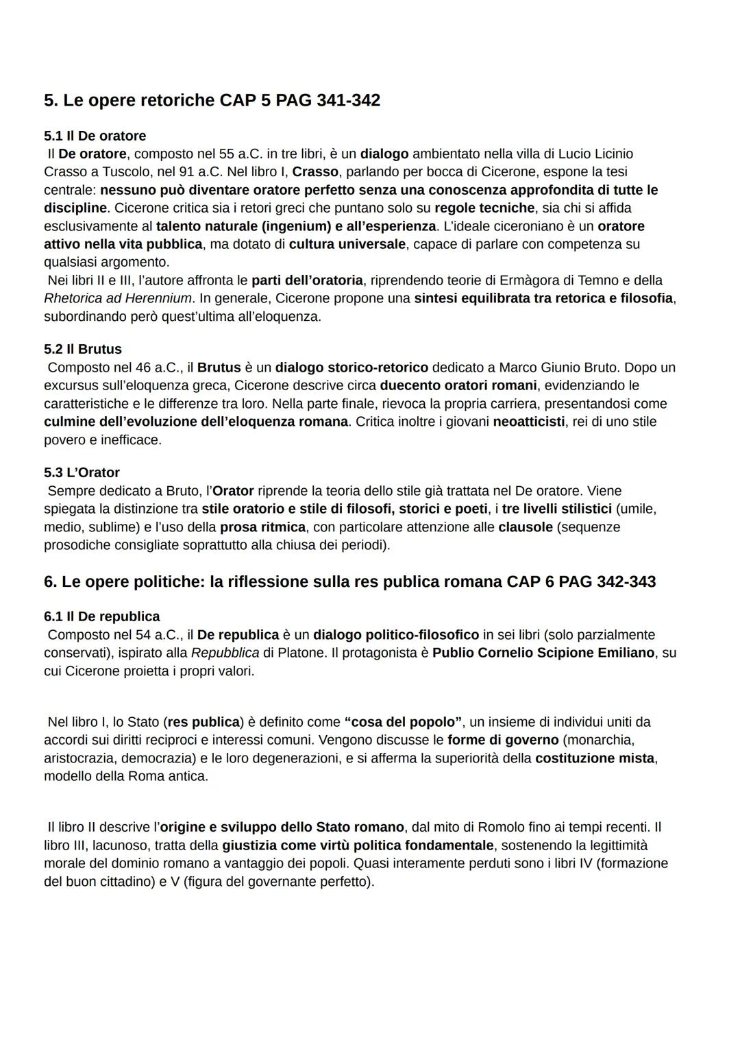 # 1. La vita di un uomo, di un oratore, di un intellettuale - CAP 1 (PAG 327-331)

Dai primi anni alla congiura di Catilina (106-62 a.C.)

O