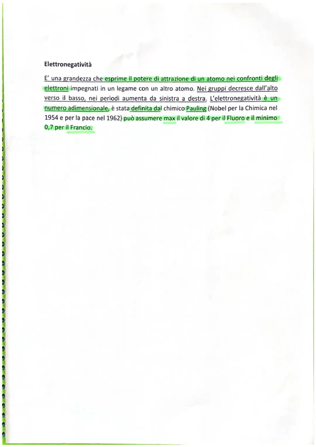 # Proprietà atomiche e andamenti periodici

Tra le proprietà che variano in modo periodico vi sono:

- il raggio atomico;
- l'energia di ion
