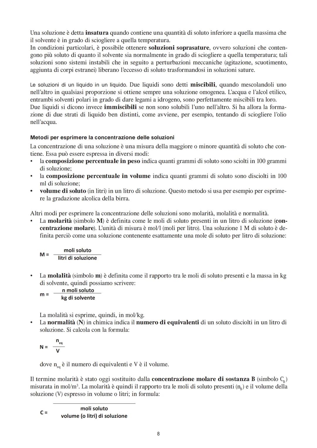 La Chimica generale in breve
La chimica è quella parte della scienza che studia la struttura, le proprietà e le trasformazioni della
materia