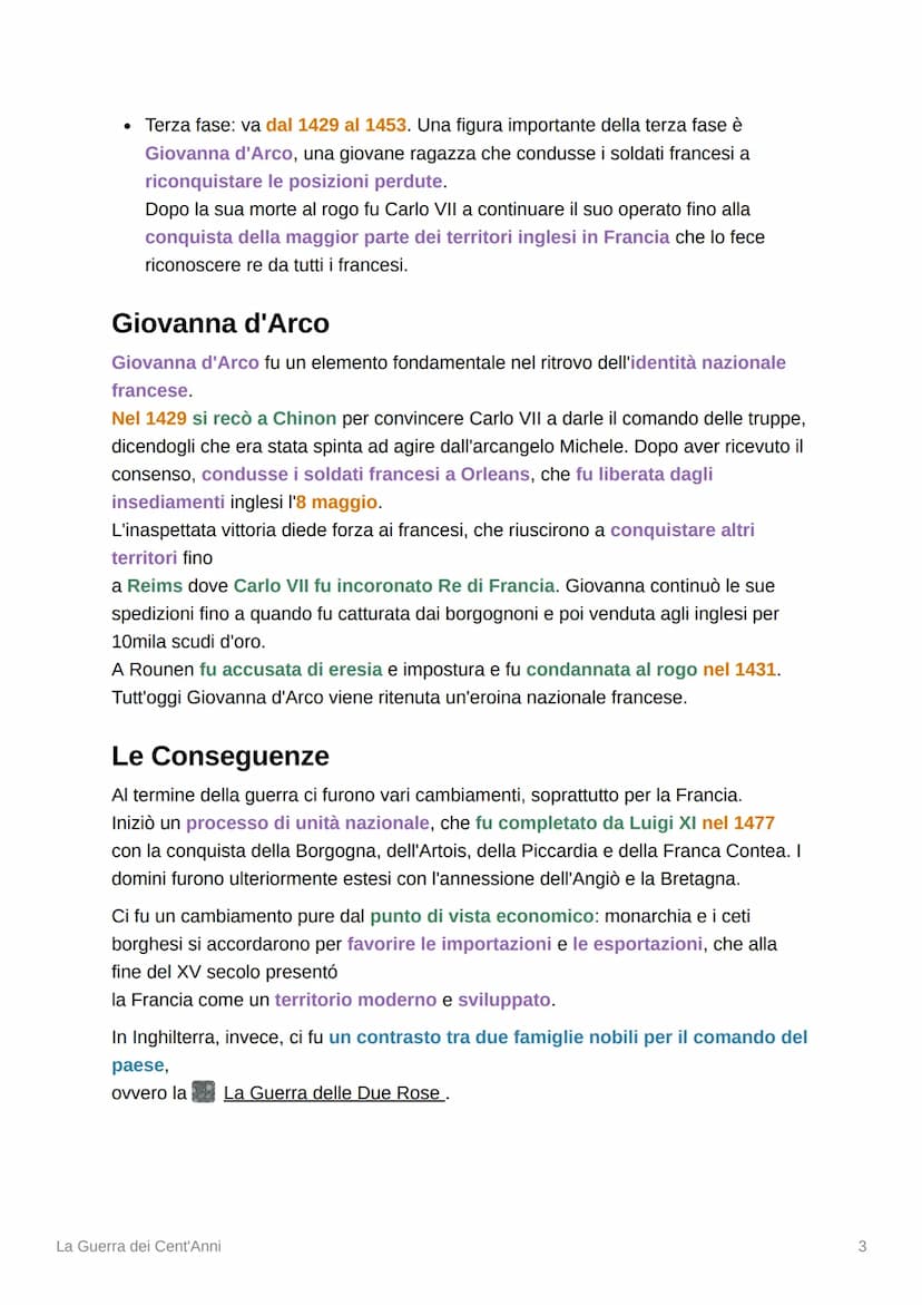 La Guerra dei Cent'Anni
• durata centosedici anni, dal 1337 al 1453
• nazioni: francia e inghilterra
▼ table of contents:
Introduzione
Le Ca