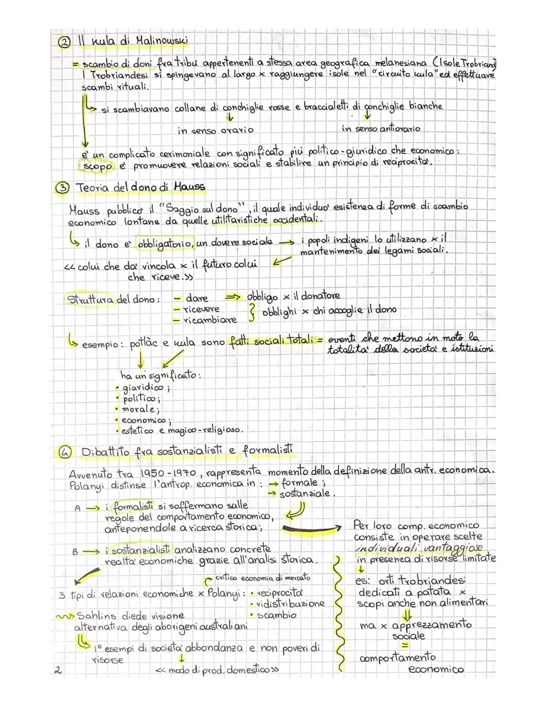 antropologia economica...
@ politica
ANTROPOLOGIA ECONOMICA = studia l'economia in rapporto alle culture, osservando
risposte di fronte ai p