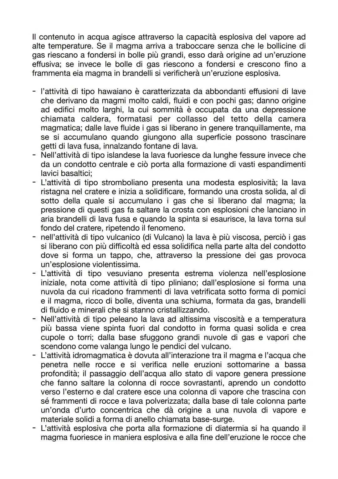 I VULCANI

I vulcani nascono intorno a punti della superficie terrestre da cui fuoriescono
lava, m cioè rocce fuse ad alta temperatura, gas 