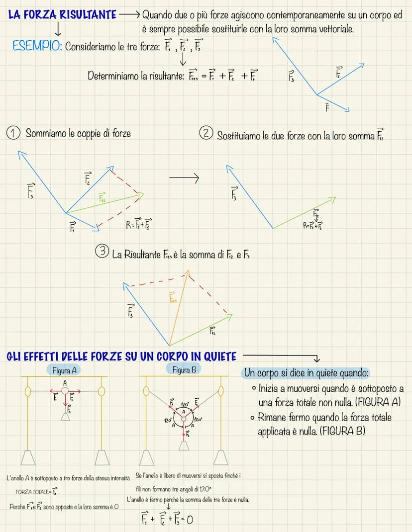 LA FORZA
La forza è una grandezza che provoca un effetto nei corpi su cui agisce. In generale, quando due corpi
interagiscono, ciascuno di e