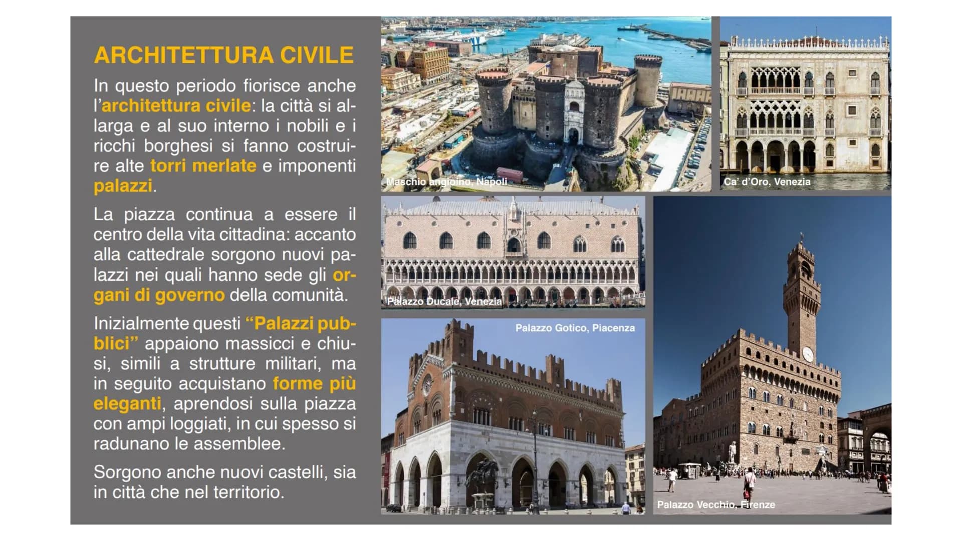 10. ARTE GOTICA L'ARCHITETTURA
A differenza del Romanico,
sorto contemporaneamen-
te in varie zone d'Europa,
le prime cattedrali gotiche
com