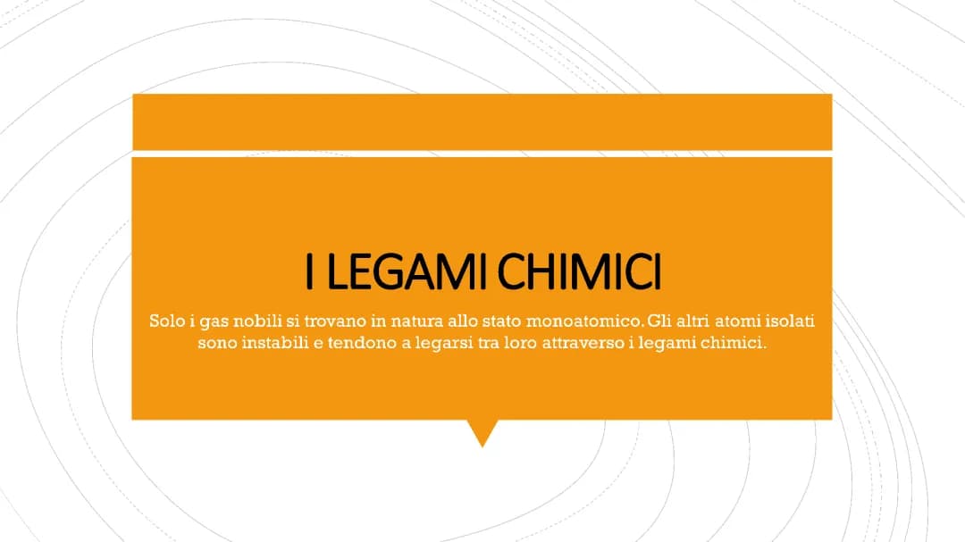 I legami chimici 