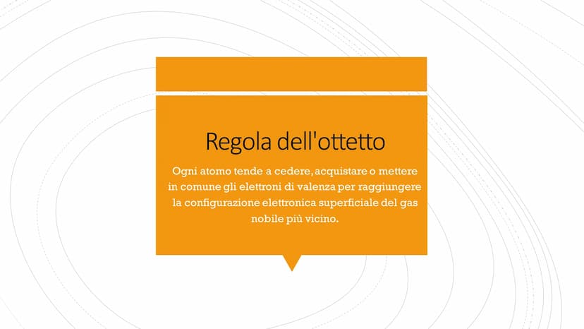 I LEGAMI CHIMICI
Solo i gas nobili si trovano in natura allo stato monoatomico. Gli altri atomi isolati
sono instabili e tendono a legarsi t