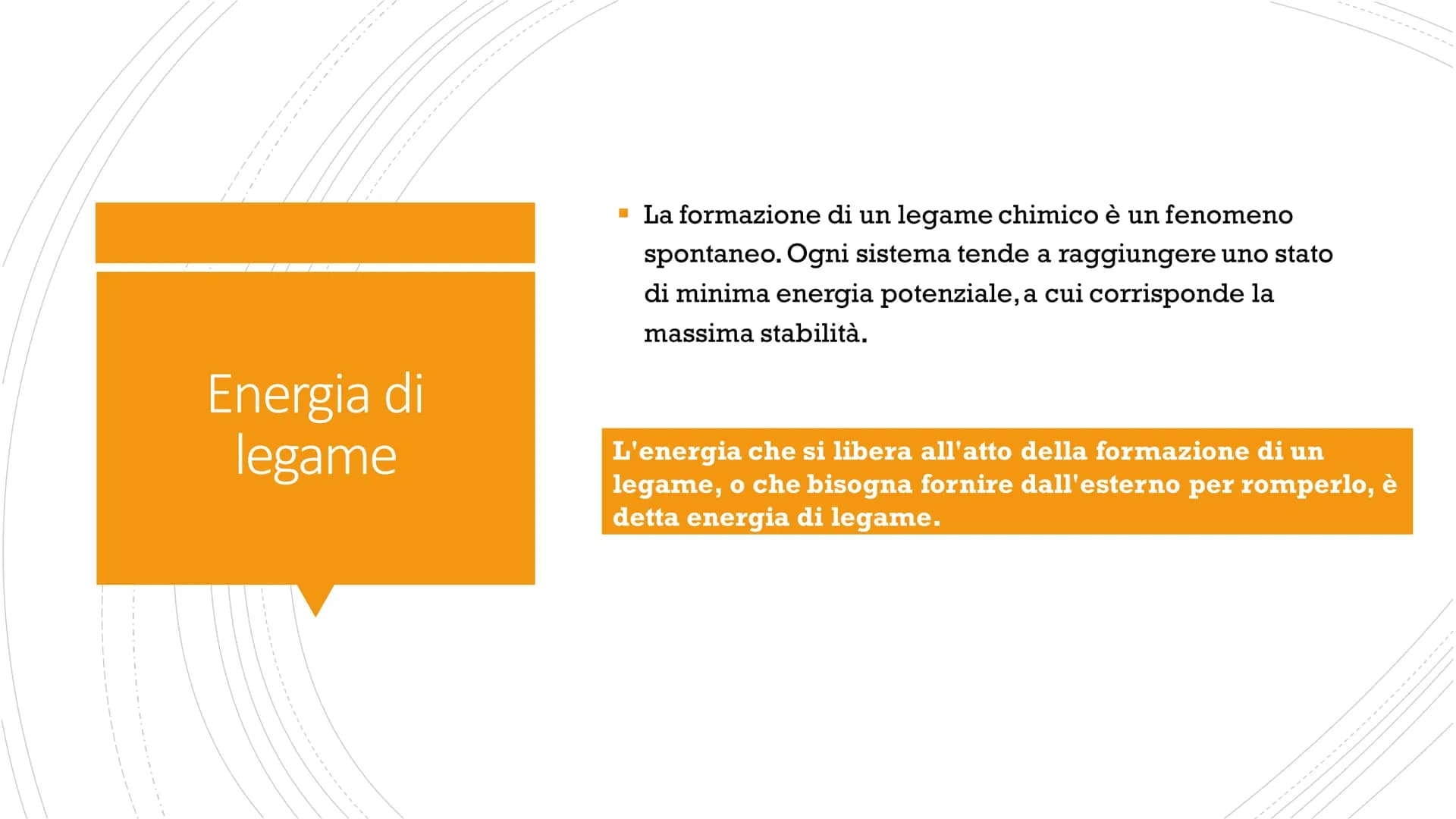 I LEGAMI CHIMICI
Solo i gas nobili si trovano in natura allo stato monoatomico. Gli altri atomi isolati
sono instabili e tendono a legarsi t