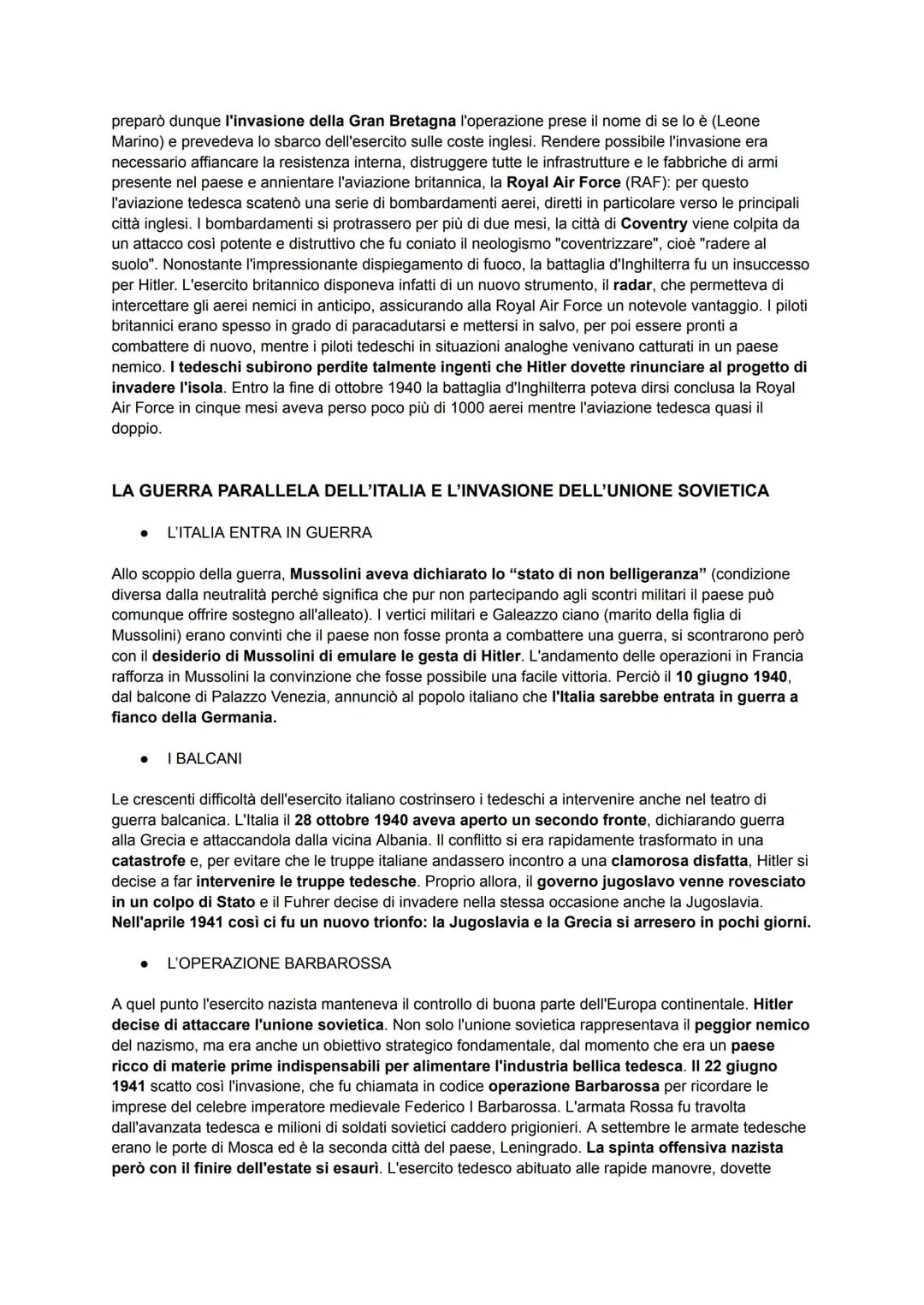 LA SECONDA GUERRA MONDIALE
LA POLITICA ESTERA FASCISTA
TRA MODERATISMO E REVISIONISMO
Dopo la marcia su Roma, Mussolini aveva bisogno di una