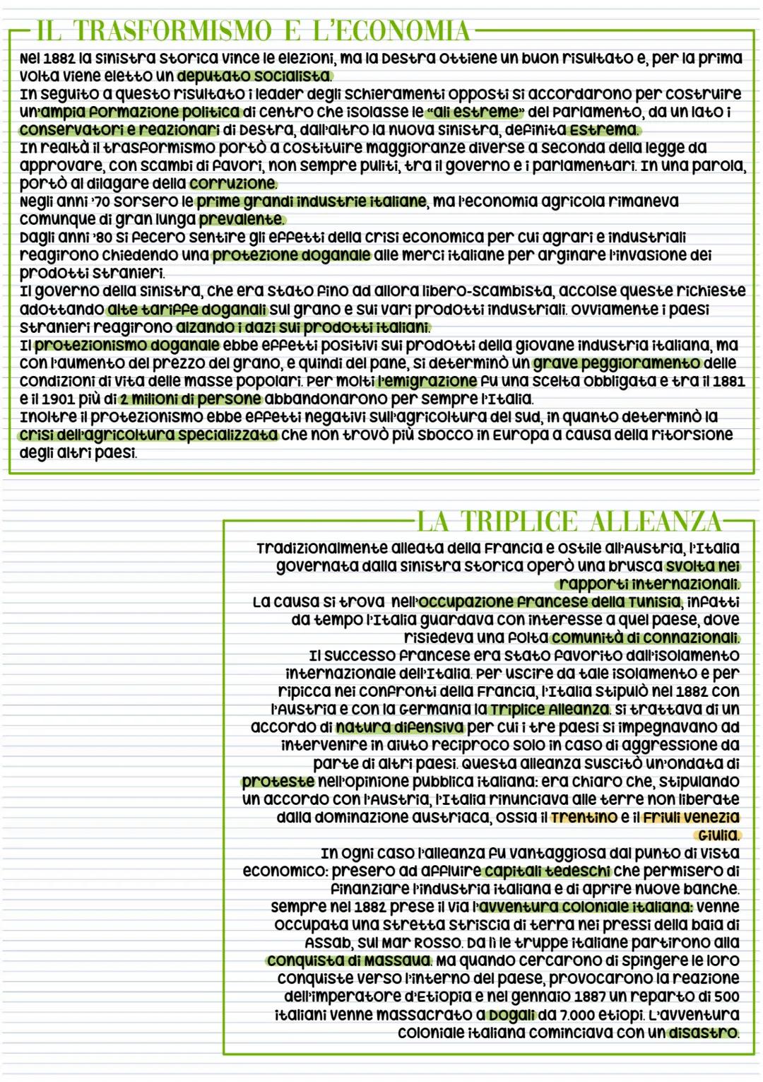 # L'Italia post-unitaria

LA DESTRA STORICA:

I quindici anni successivi all'unificazione italiana sono dominati dalla cosiddetta "Destra"
s
