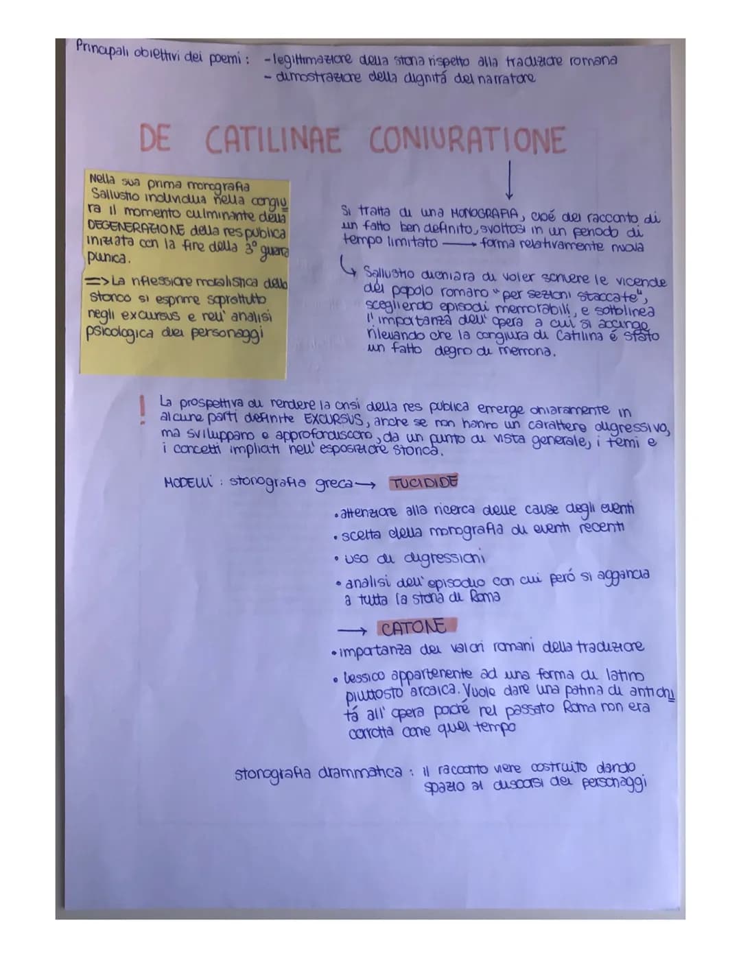 Sallustio: Vita e Opere - Appunti, PDF e Traduzioni di Latino