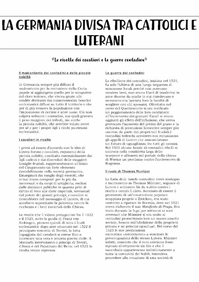 Know La Germania divisa tra cattolici e luterani thumbnail