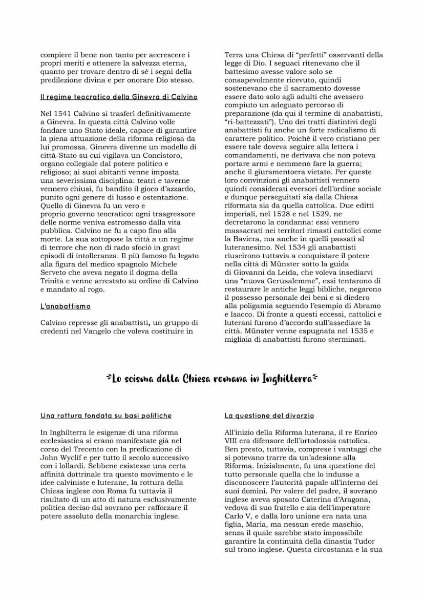 LA GERMANIA DIVISA TRA CATTOLICI E
LUTERANI
Le rivolte dei cavalieri e le guerre contadine
Il malcontento dei contadini e della piccola
nobi