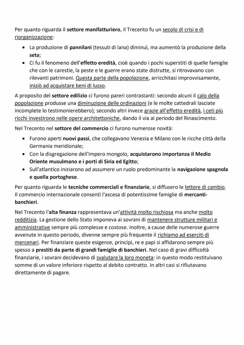 LA CRISI DEMOGRAFICA
Intorno all'anno Mille, si verificò una crescita demografica della popolazione europea, che
continuò fino agli inizi de