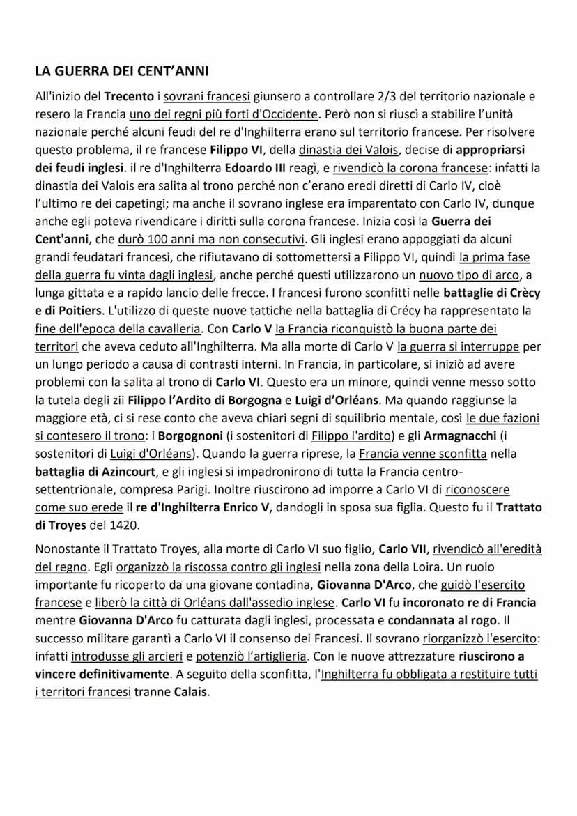 LA CRISI DEMOGRAFICA
Intorno all'anno Mille, si verificò una crescita demografica della popolazione europea, che
continuò fino agli inizi de