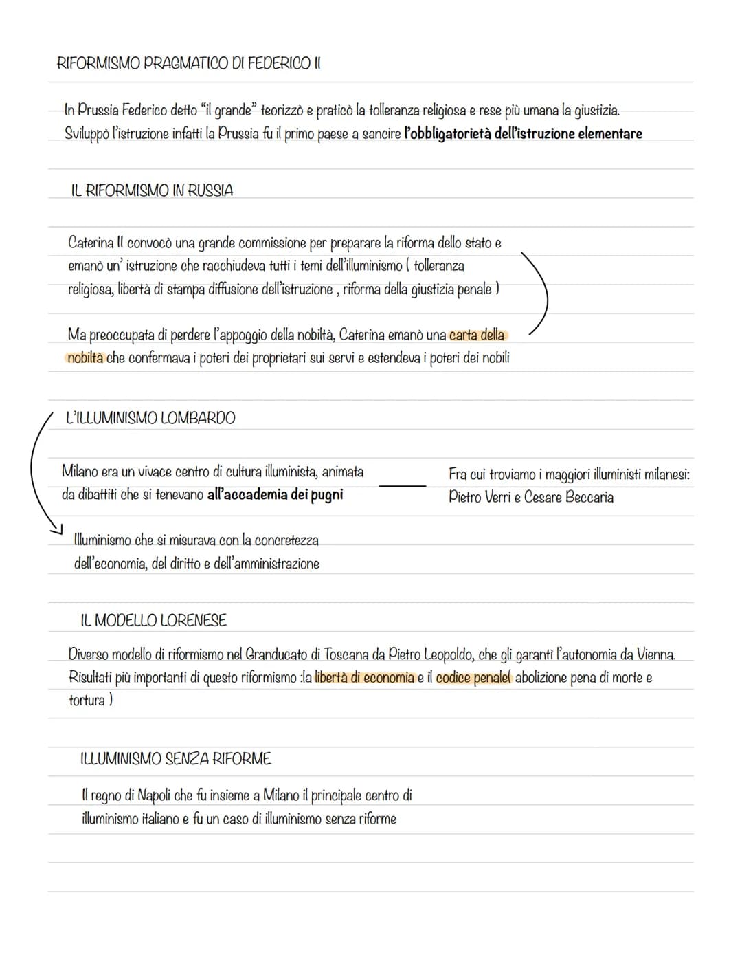 L'ILLUMINISMO
L'illuminismo fu un grande movimento culturale e
politico che caratterizzò l'Europa del Settecento
La RAGIONE per gli illumini