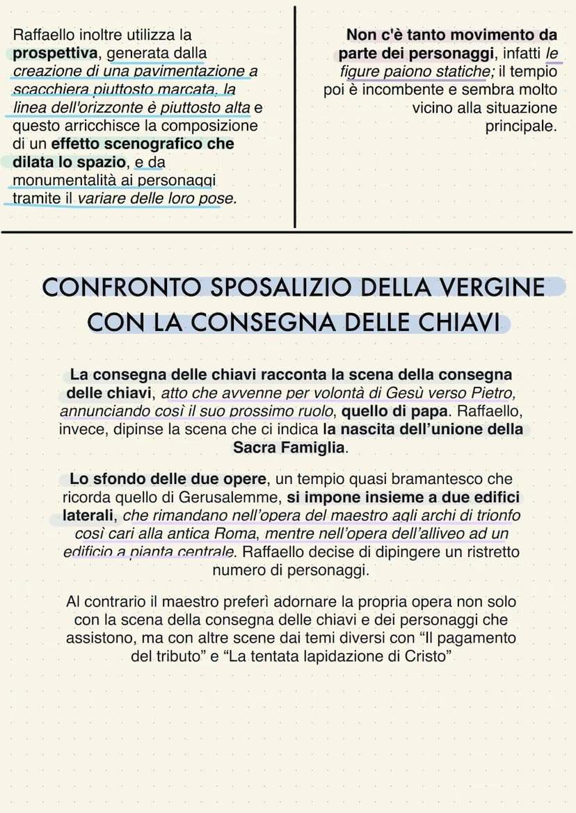 RAFFAELLO
Secondo Vasari, Raffaello inizia l'apprendistato
proprio presso il Perugino.
Nel 1504 si trasferisce a Firenze per imparare le
lez