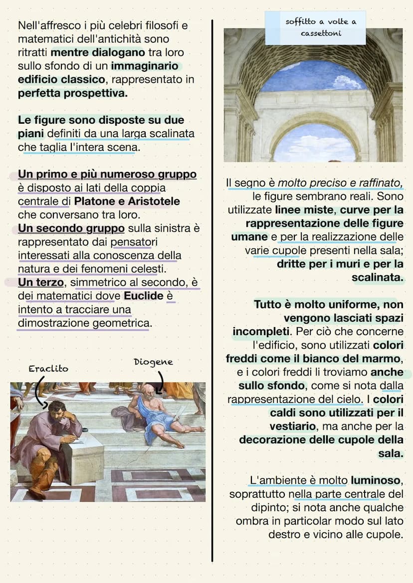 RAFFAELLO
Secondo Vasari, Raffaello inizia l'apprendistato
proprio presso il Perugino.
Nel 1504 si trasferisce a Firenze per imparare le
lez