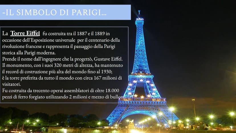PARIGI -PARIGI, BREVE DESCRIZIONE
Parigi è la capitale e la più grande città della Francia,
nonché uno dei centri più influenti del mondo e
