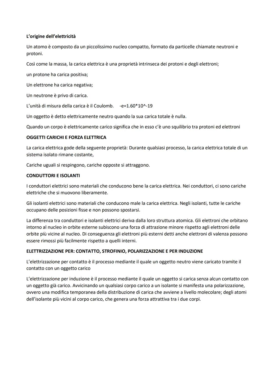 Forze e Campi Elettrici: Energia e Potenziale